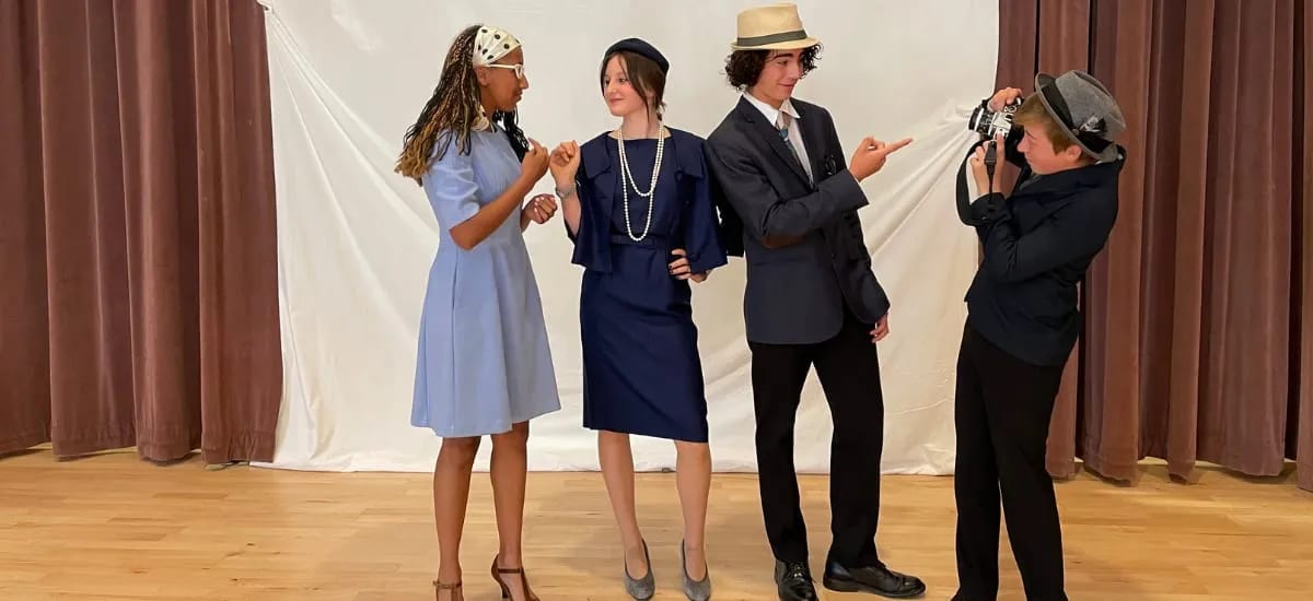 theatre students Summerfield Waldorf